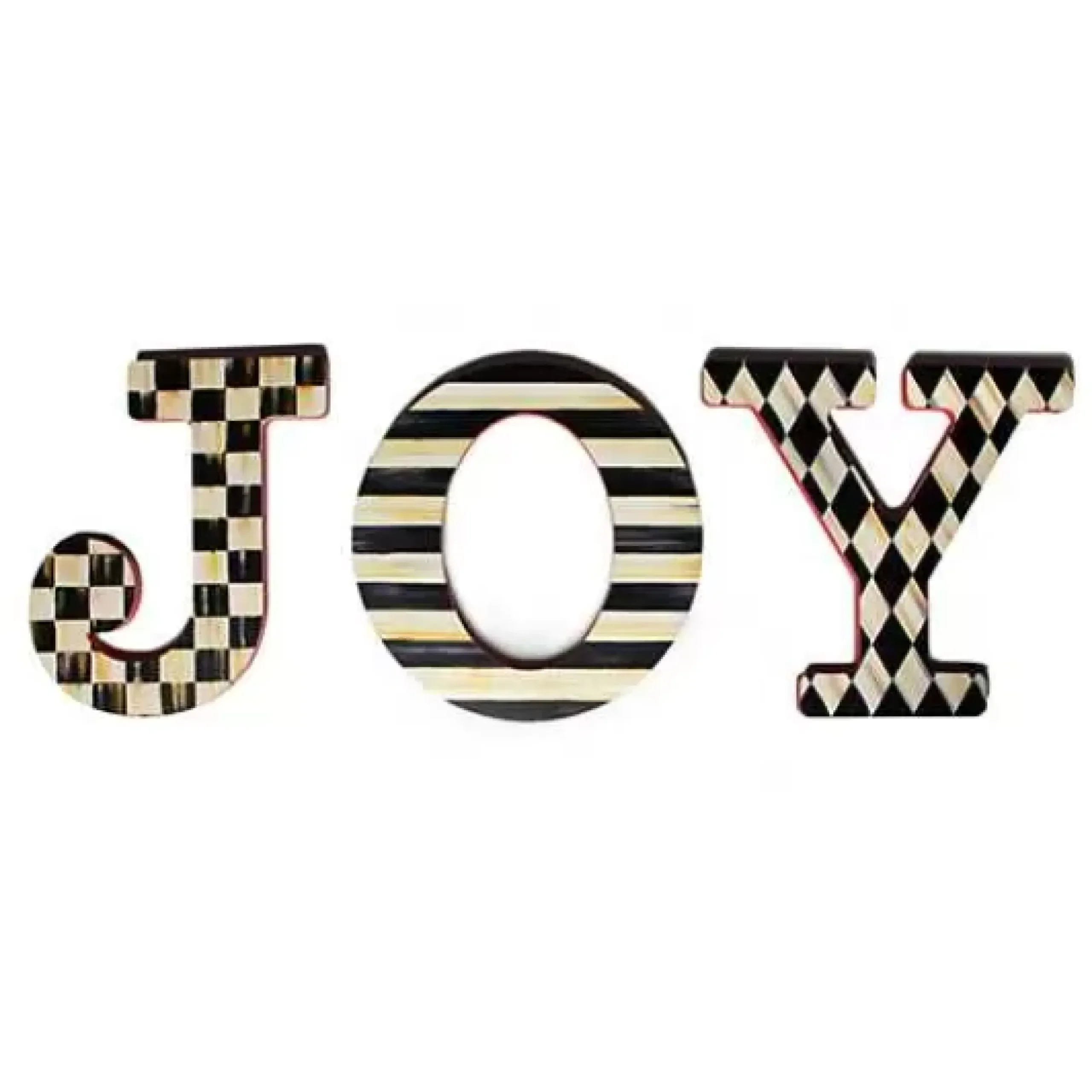 MacKenzie-Childs JOY Sign< Holiday|Room Accents