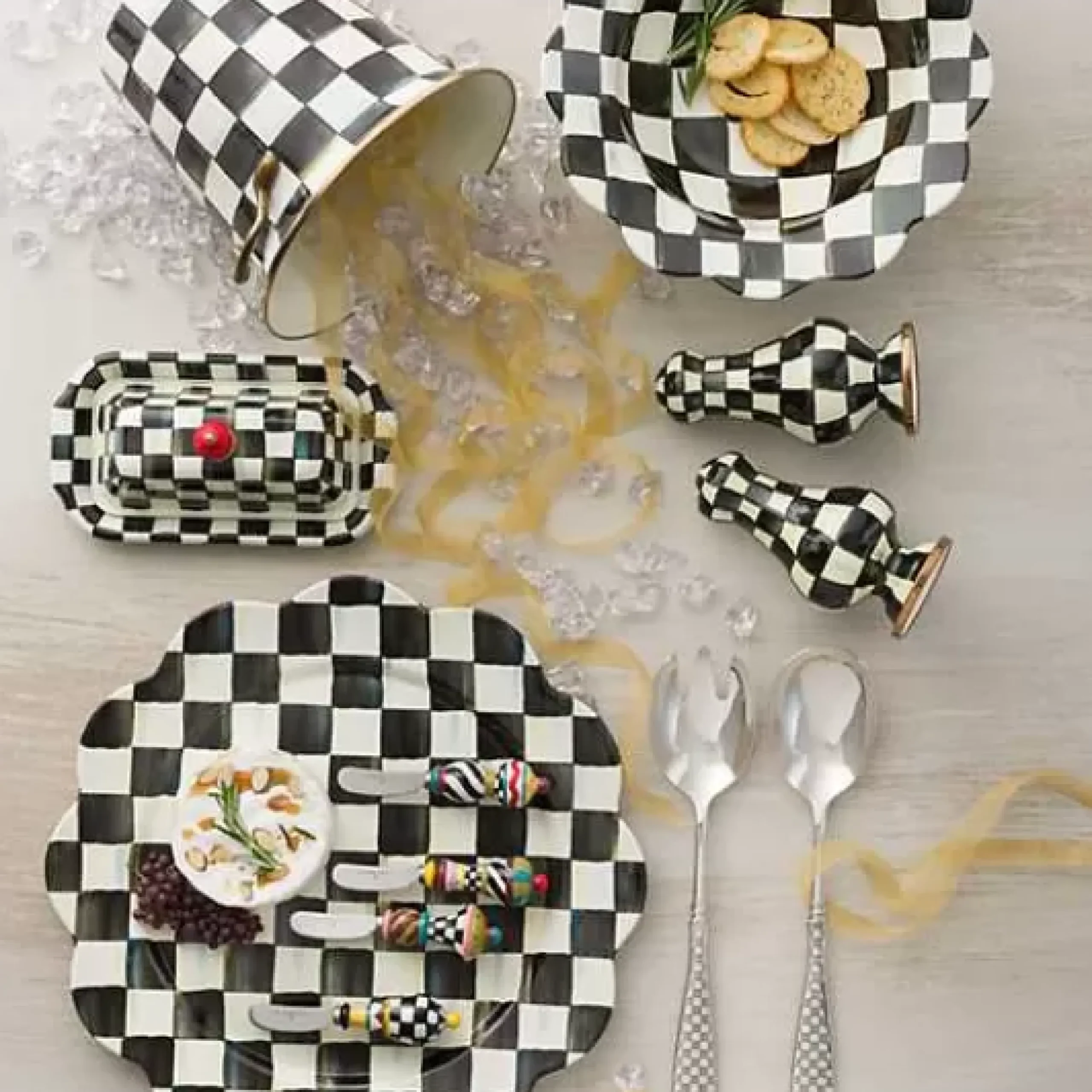 MacKenzie-Childs Jubilee Spreaders, Set of 4< Holiday|Serveware