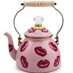 MacKenzie-Childs Kiss Me 2 Quart Tea Kettle< Fall Entertaining|Tea Kettles