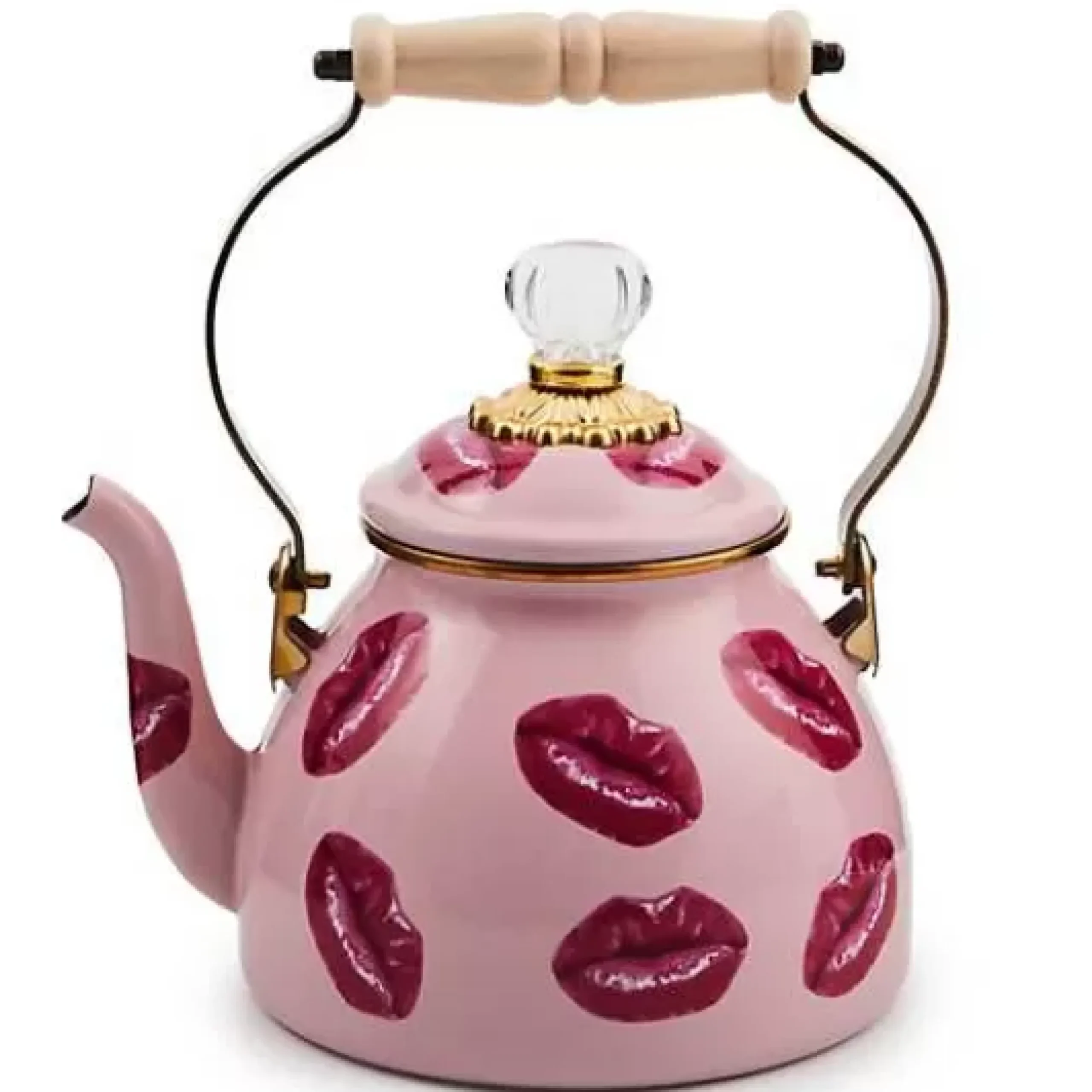 MacKenzie-Childs Kiss Me 2 Quart Tea Kettle< Fall Entertaining|Tea Kettles