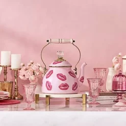 MacKenzie-Childs Kiss Me 2 Quart Tea Kettle< Fall Entertaining|Tea Kettles
