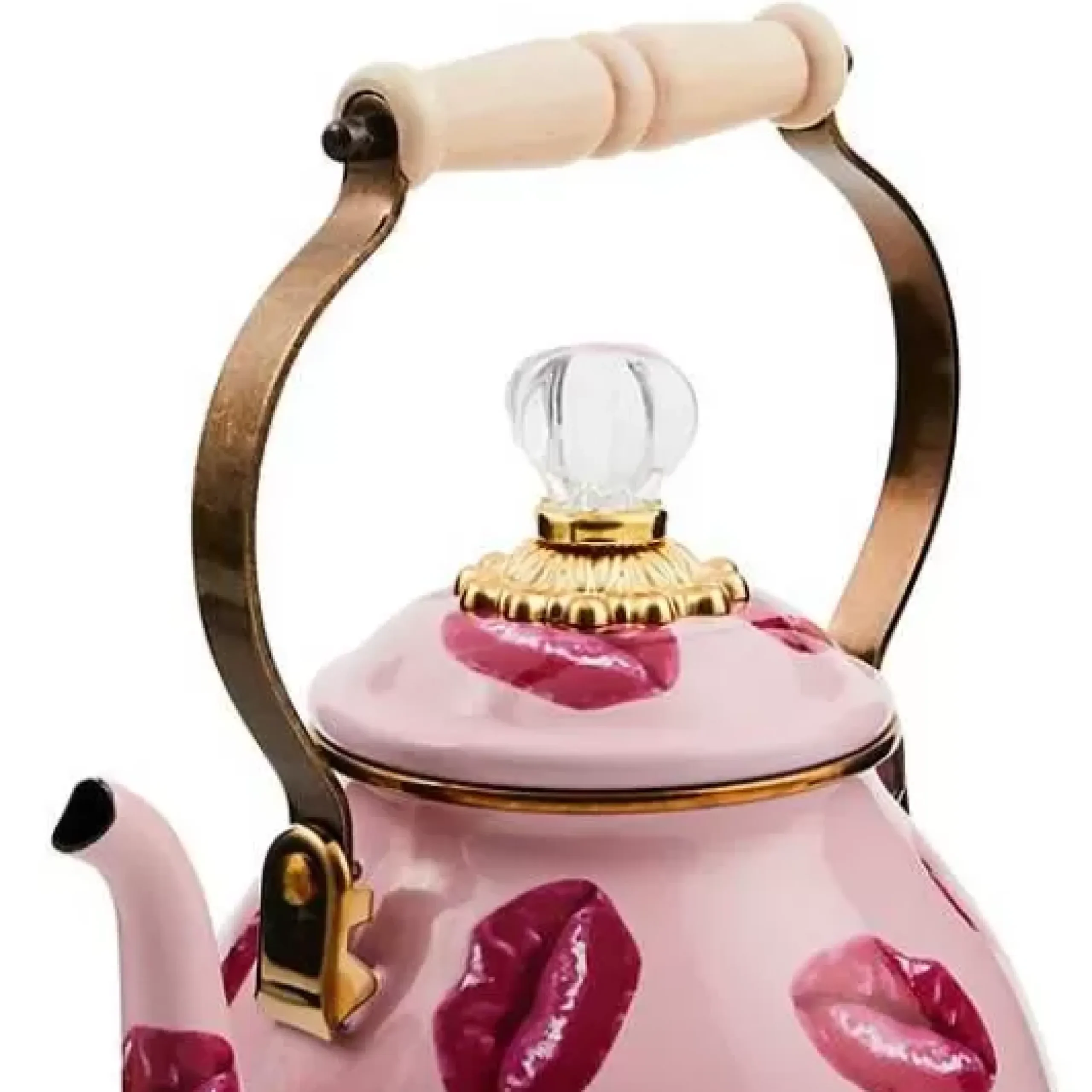 MacKenzie-Childs Kiss Me 2 Quart Tea Kettle< Fall Entertaining|Tea Kettles