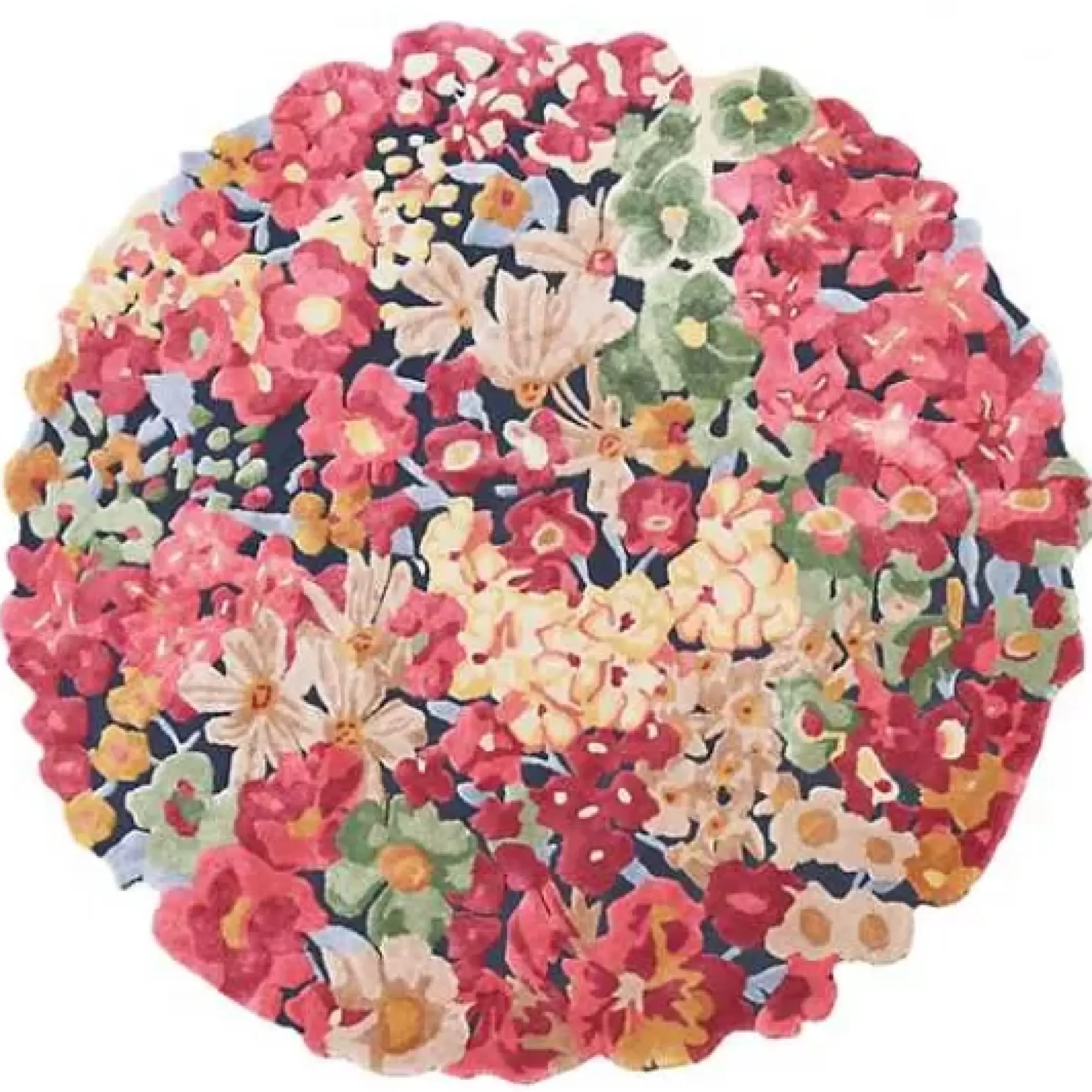 MacKenzie-Childs Laura's Flowers 6' Round Rug< Rugs