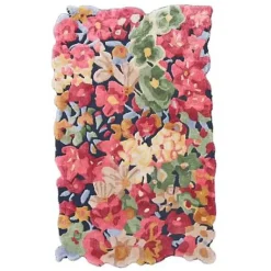 MacKenzie-Childs Laura's Flowers 2'3 x 3'9 Rug< Rugs