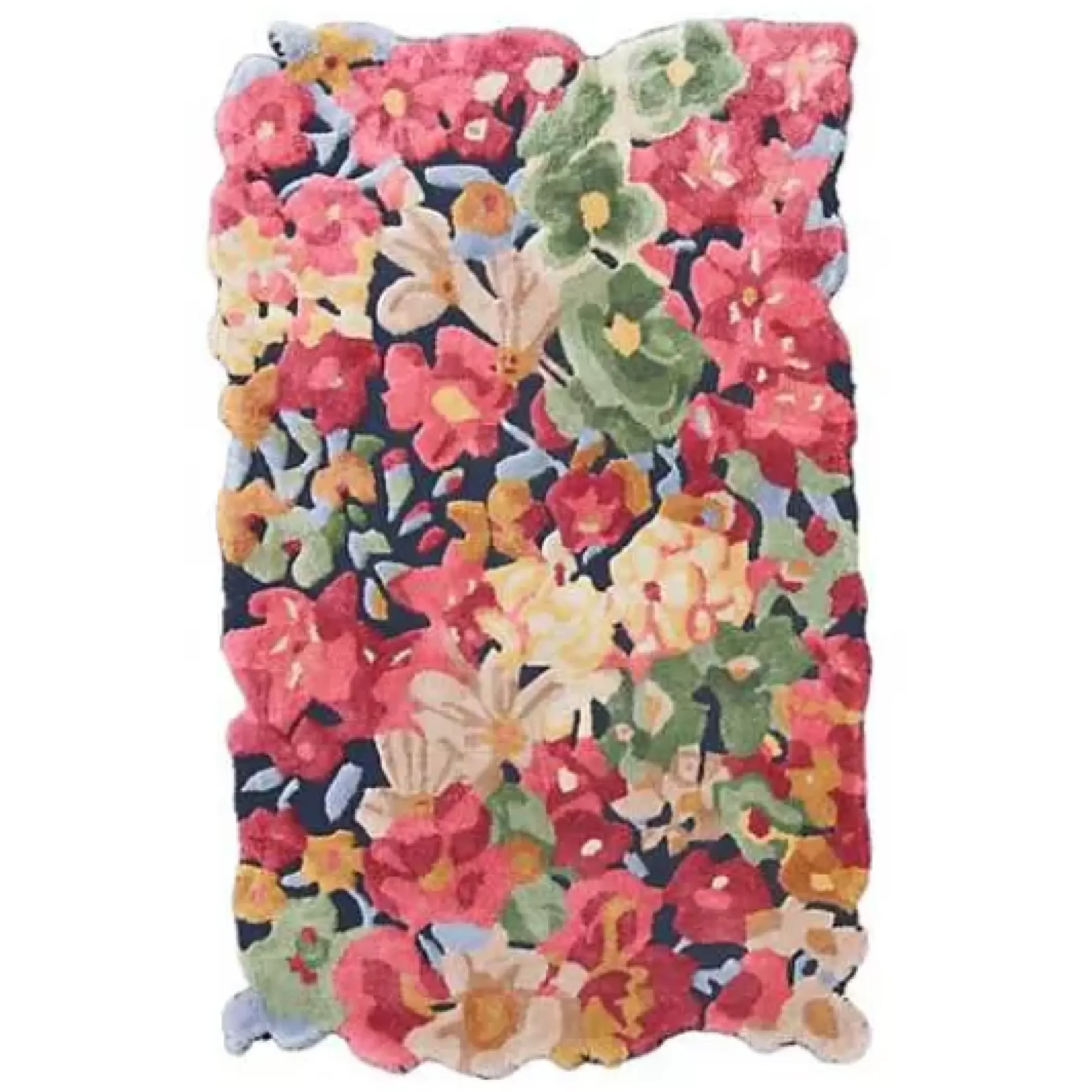 MacKenzie-Childs Laura's Flowers 2'3 x 3'9 Rug< Rugs