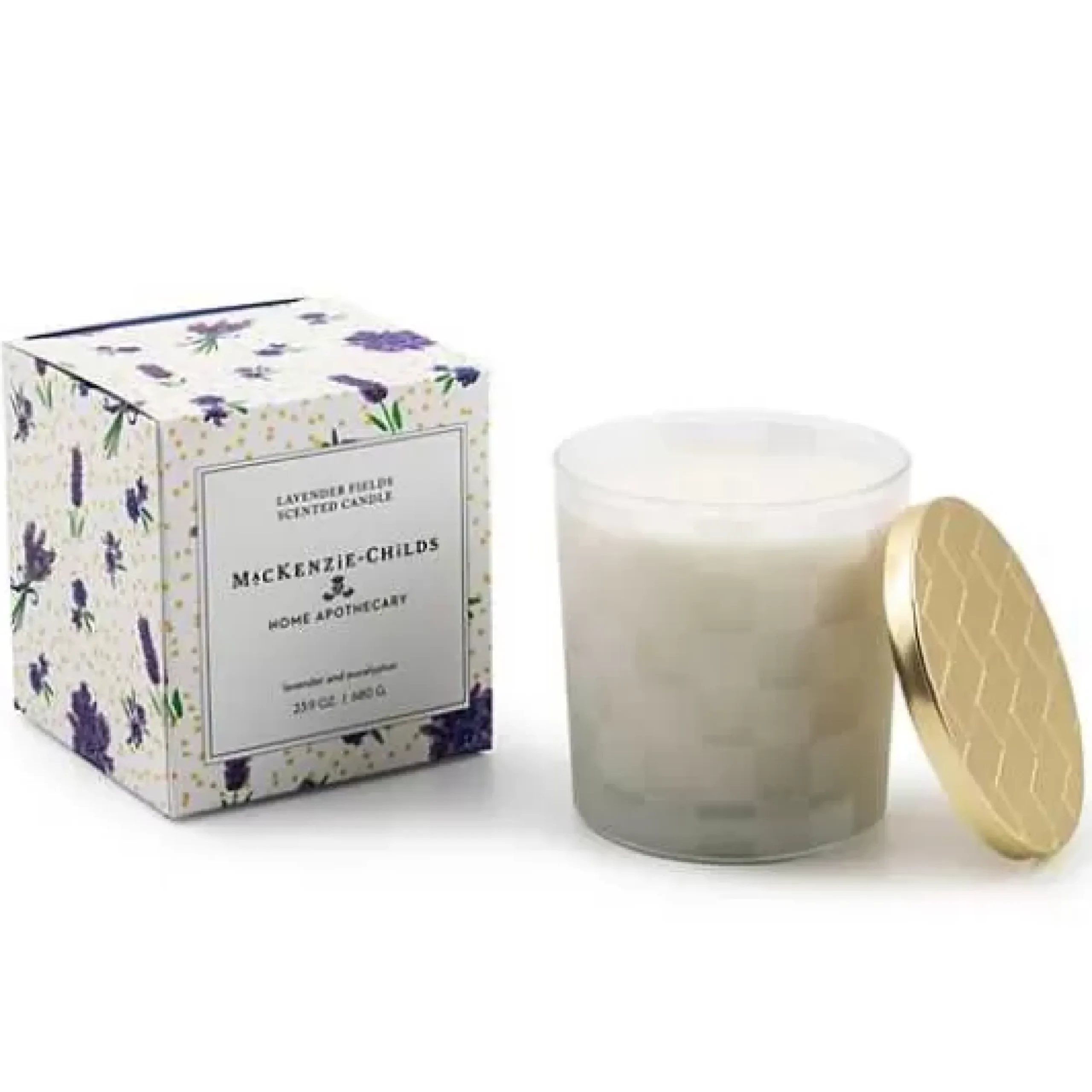 MacKenzie-Childs Lavender Fields 23 oz. Candle< Candles & Fragrances|Bath & Bath Accessories