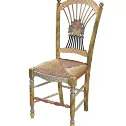 MacKenzie-Childs Light Flower Basket Side Chair< Dining Room & Kitchen