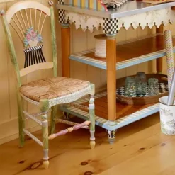 MacKenzie-Childs Light Flower Basket Side Chair< Dining Room & Kitchen