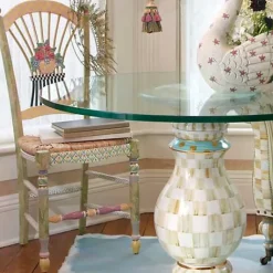 MacKenzie-Childs Light Flower Basket Side Chair< Dining Room & Kitchen