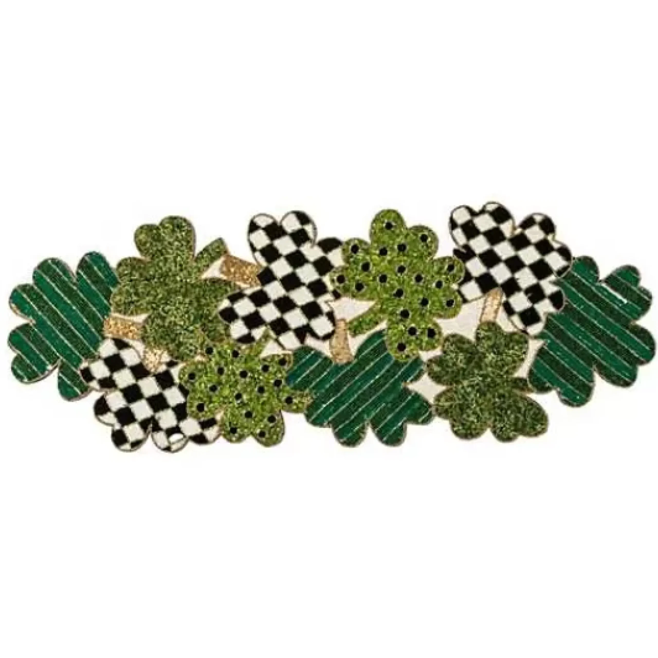 MacKenzie-Childs Lucky Clover Beaded Runner< Spring|Kitchen & Table Linens