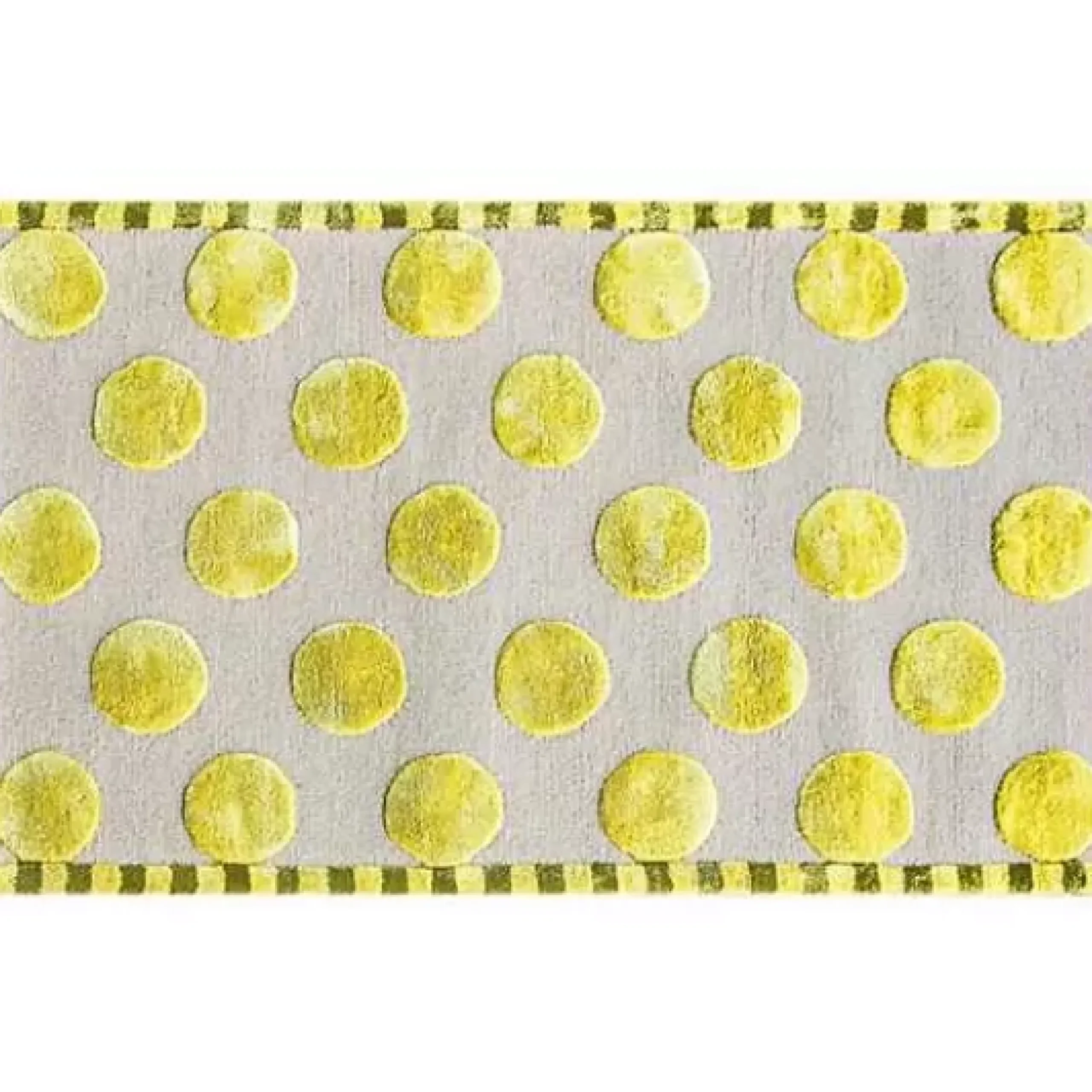 MacKenzie-Childs Macro Dot Chartreuse Rug - 3' x 5'< Rugs