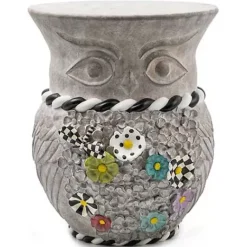 MacKenzie-Childs Maia Owl Garden Stool< Spring|Outdoor