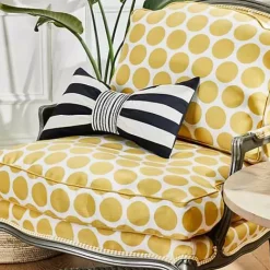 MacKenzie-Childs Marquee Bow Throw Pillow< Pillows, Throws, & Cushions
