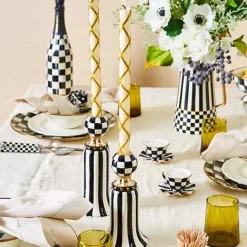 MacKenzie-Childs Marquee Candle Holders, Set of 2< Candles & Fragrances|Room Accents