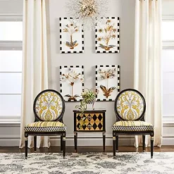 MacKenzie-Childs Marquee Daffodil Wall Art< Room Accents