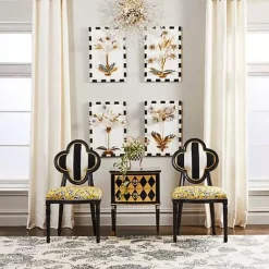 MacKenzie-Childs Marquee Daisy Wall Art< Room Accents