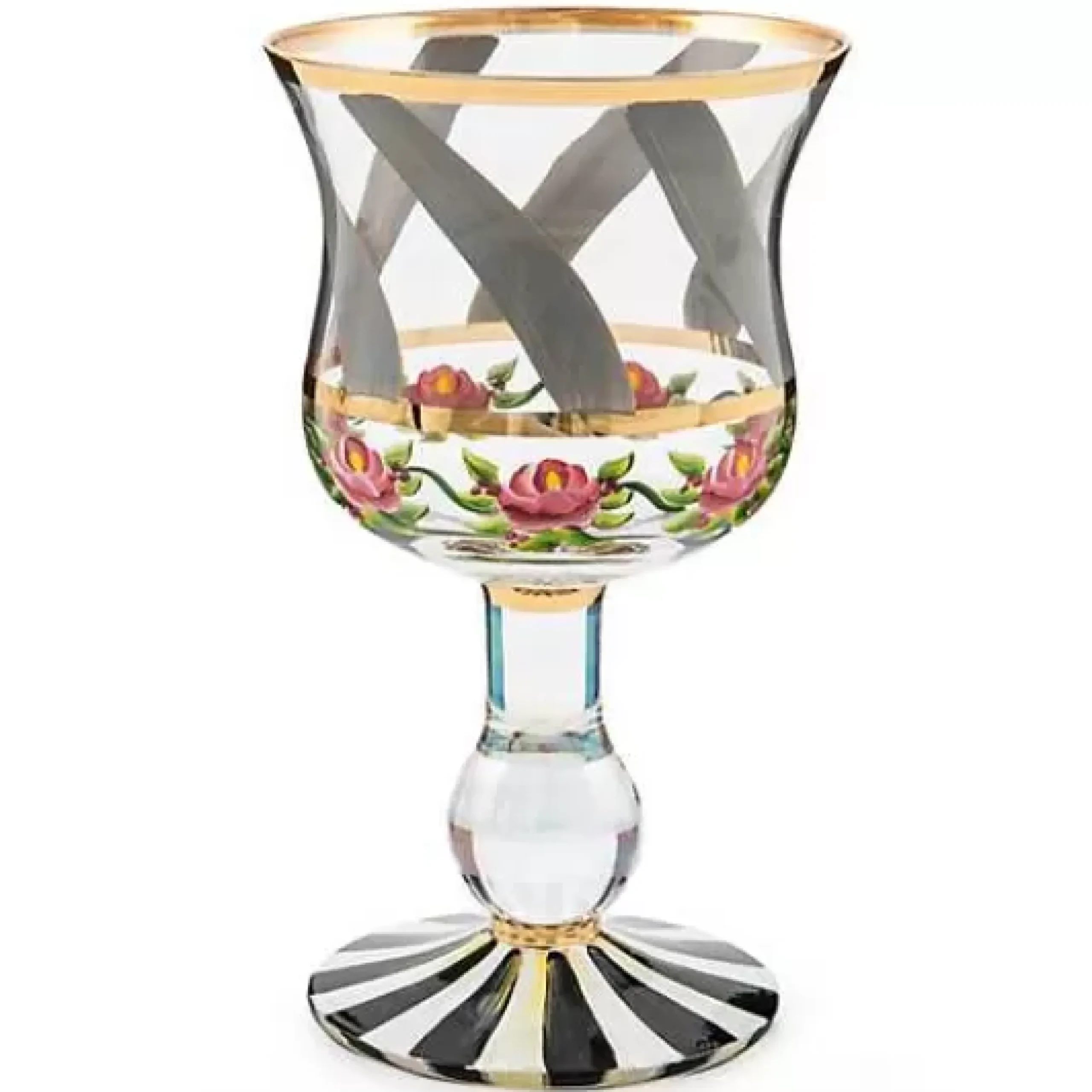 MacKenzie-Childs Maypole Sterling Wine Glass< Drinkware|Bar Entertaining