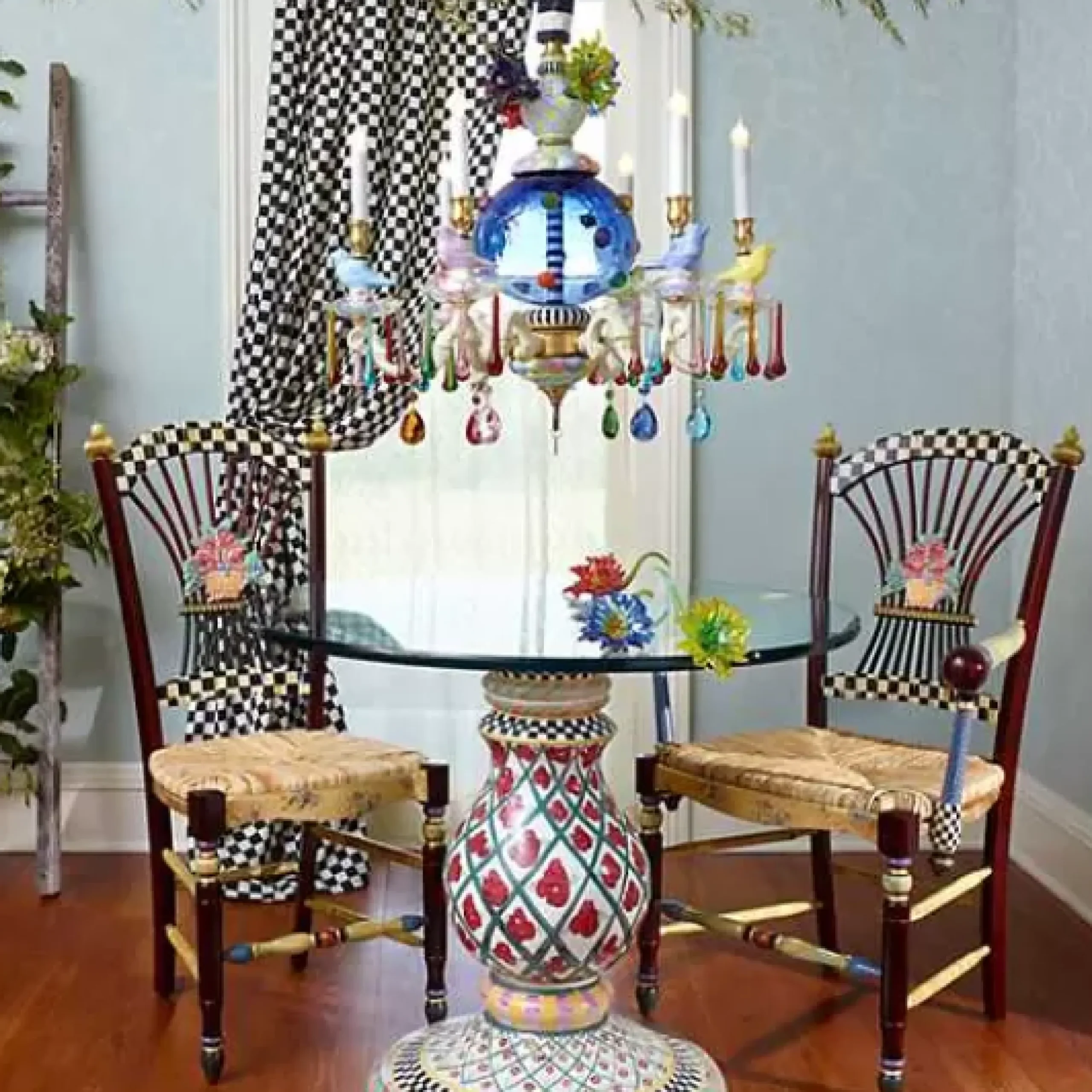 MacKenzie-Childs Merrifield Small Chandelier< Lighting