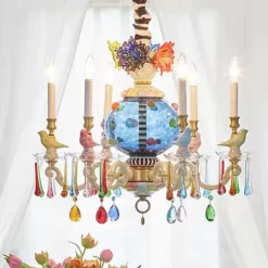 MacKenzie-Childs Merrifield Small Chandelier< Lighting