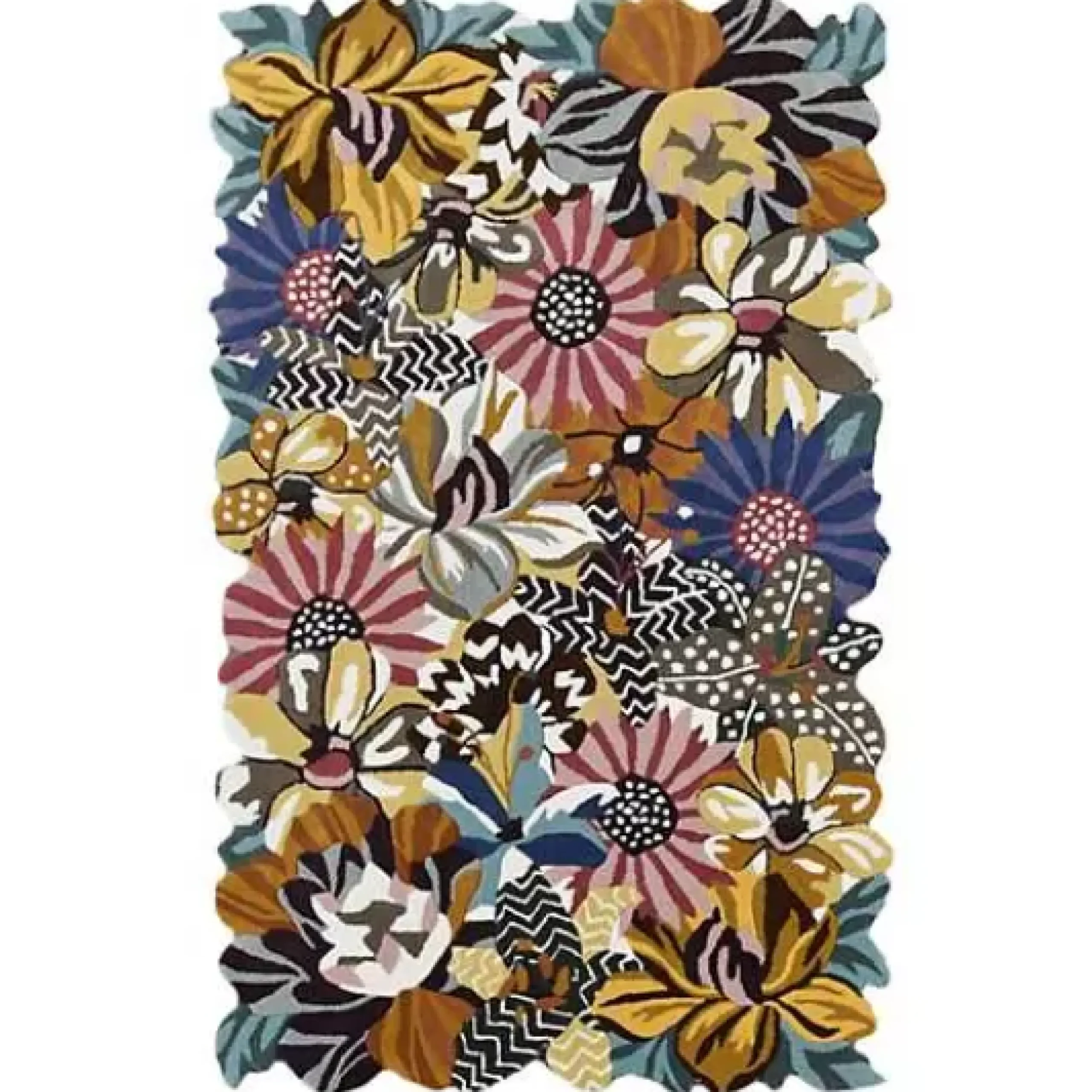 MacKenzie-Childs Milano Floral 5' x 8' Rug< Rugs