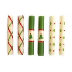 MacKenzie-Childs Mini Noel Dinner Candles, Set of 6< Holiday|Candles & Fragrances