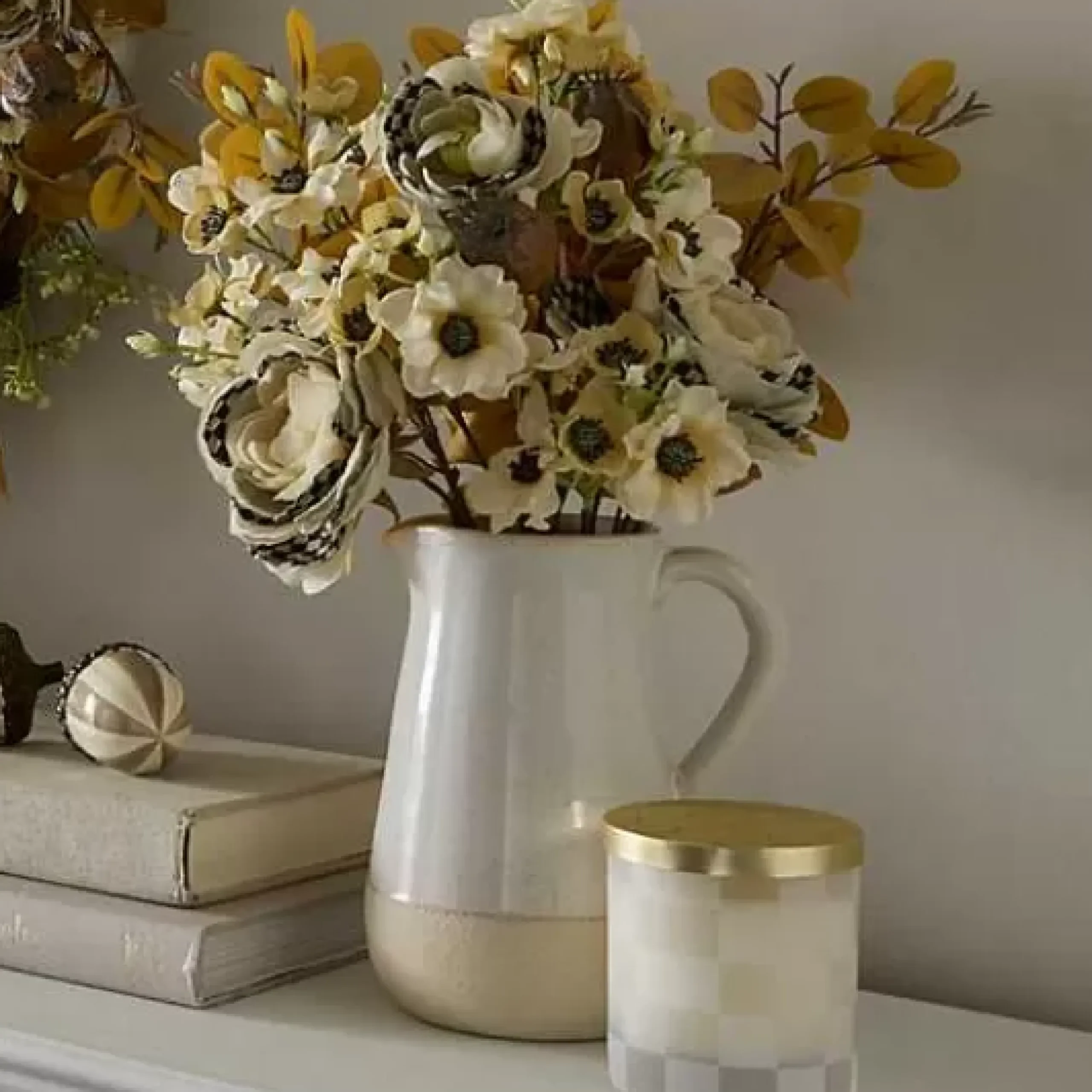 MacKenzie-Childs Mocha Floral Arrangement< The Fall Shop|Greenery & Florals