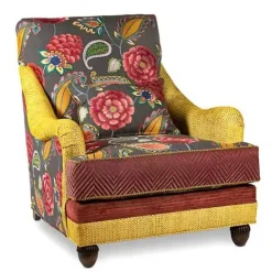 MacKenzie-Childs Modern Naturalist Reading Chair< Living Room