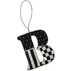 MacKenzie-Childs Monogram Beaded B Ornament< Holiday