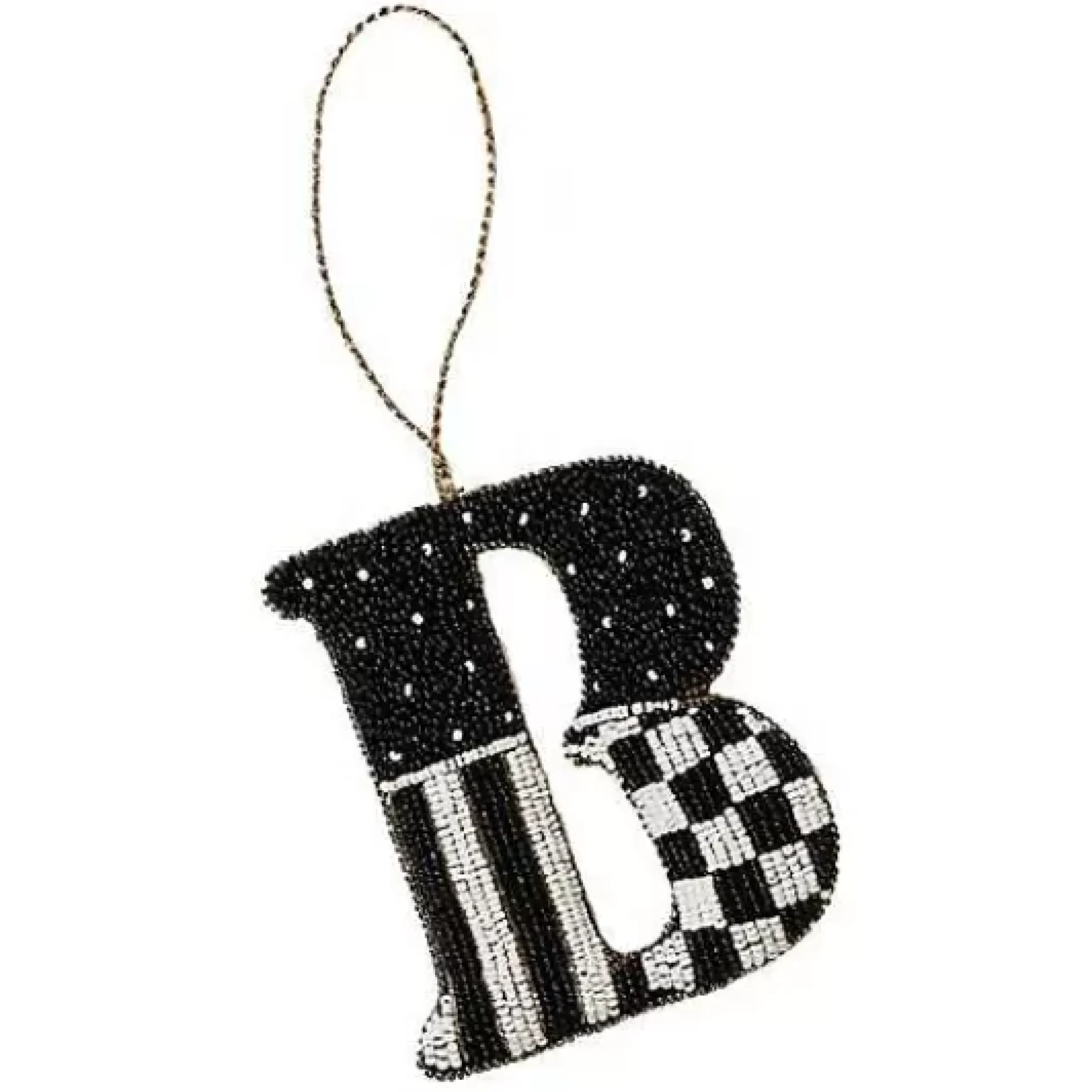 MacKenzie-Childs Monogram Beaded B Ornament< Holiday