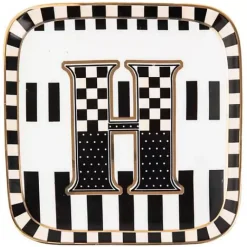 MacKenzie-Childs Monogram Dish - H< Dinnerware & Flatware