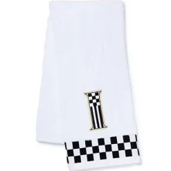 MacKenzie-Childs Monogram I Check Hand Towel< Bath & Bath Accessories