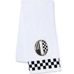 MacKenzie-Childs Monogram O Check Hand Towel< Bath & Bath Accessories