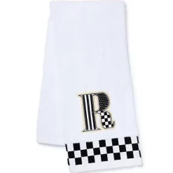 MacKenzie-Childs Monogram R Check Hand Towel< Bath & Bath Accessories