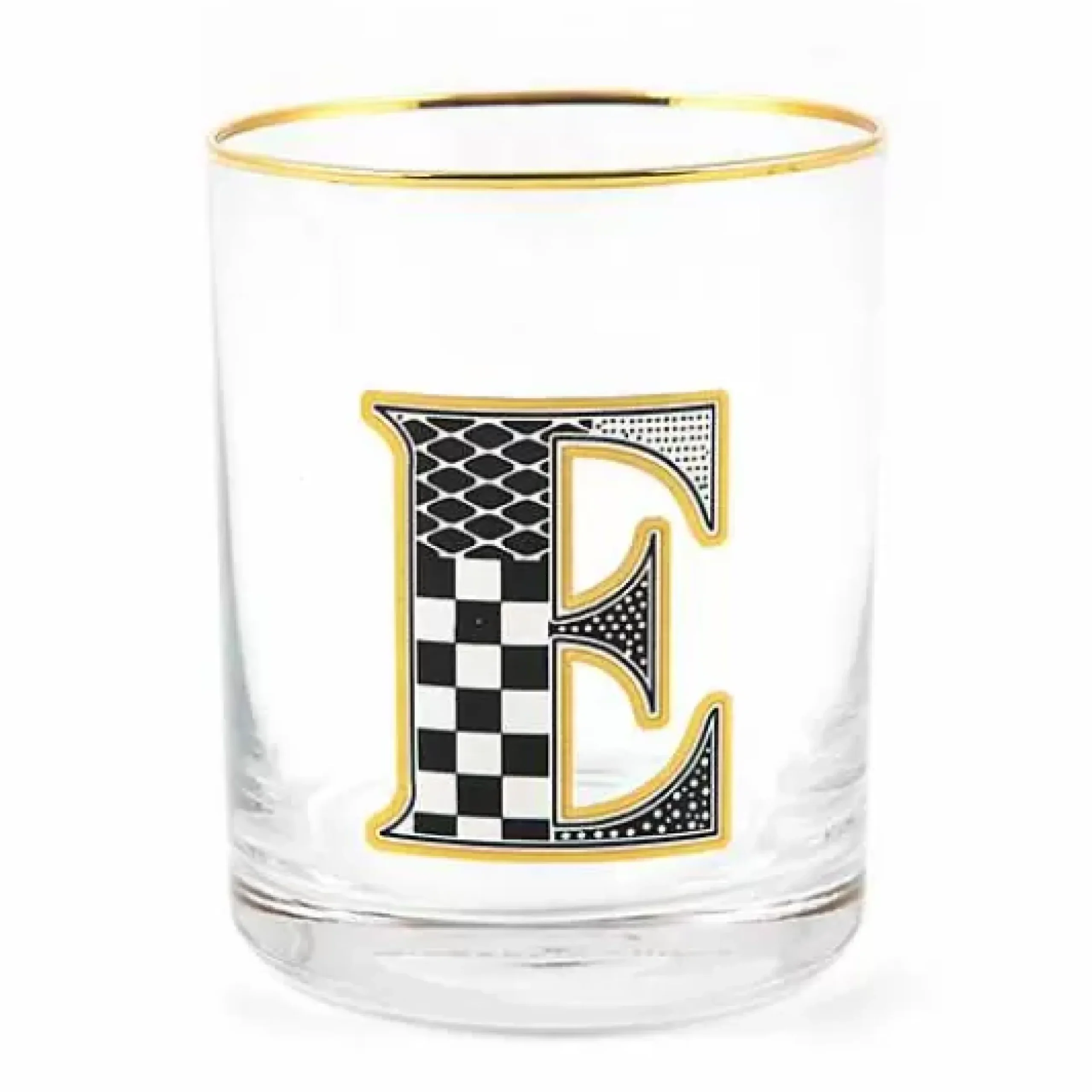 MacKenzie-Childs Monogram Tumbler - E< Holiday|Drinkware