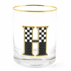 MacKenzie-Childs Monogram Tumbler - H< Holiday|Drinkware