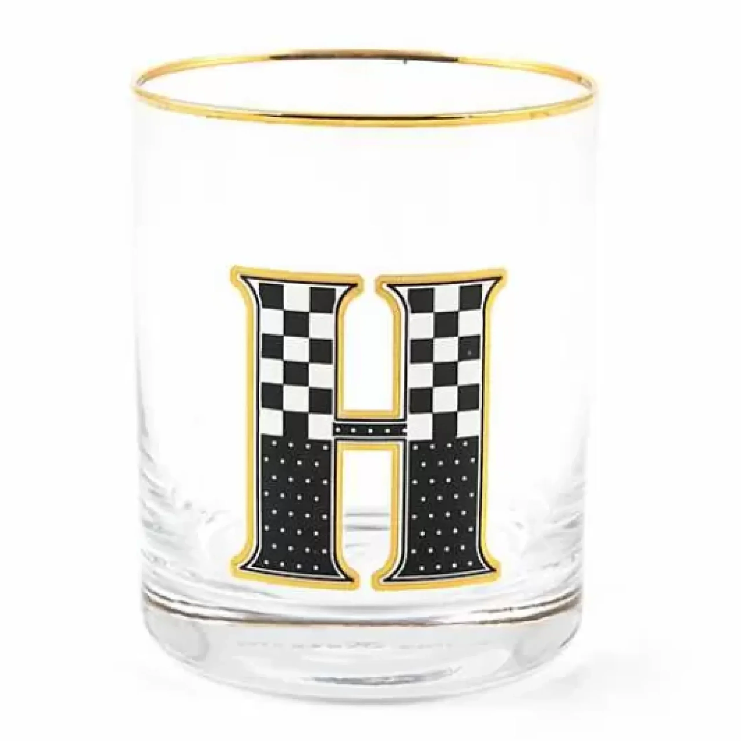 MacKenzie-Childs Monogram Tumbler - H< Holiday|Drinkware