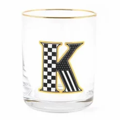 MacKenzie-Childs Monogram Tumbler - K< Holiday|Drinkware