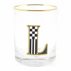 MacKenzie-Childs Monogram Tumbler - L< Holiday|Drinkware