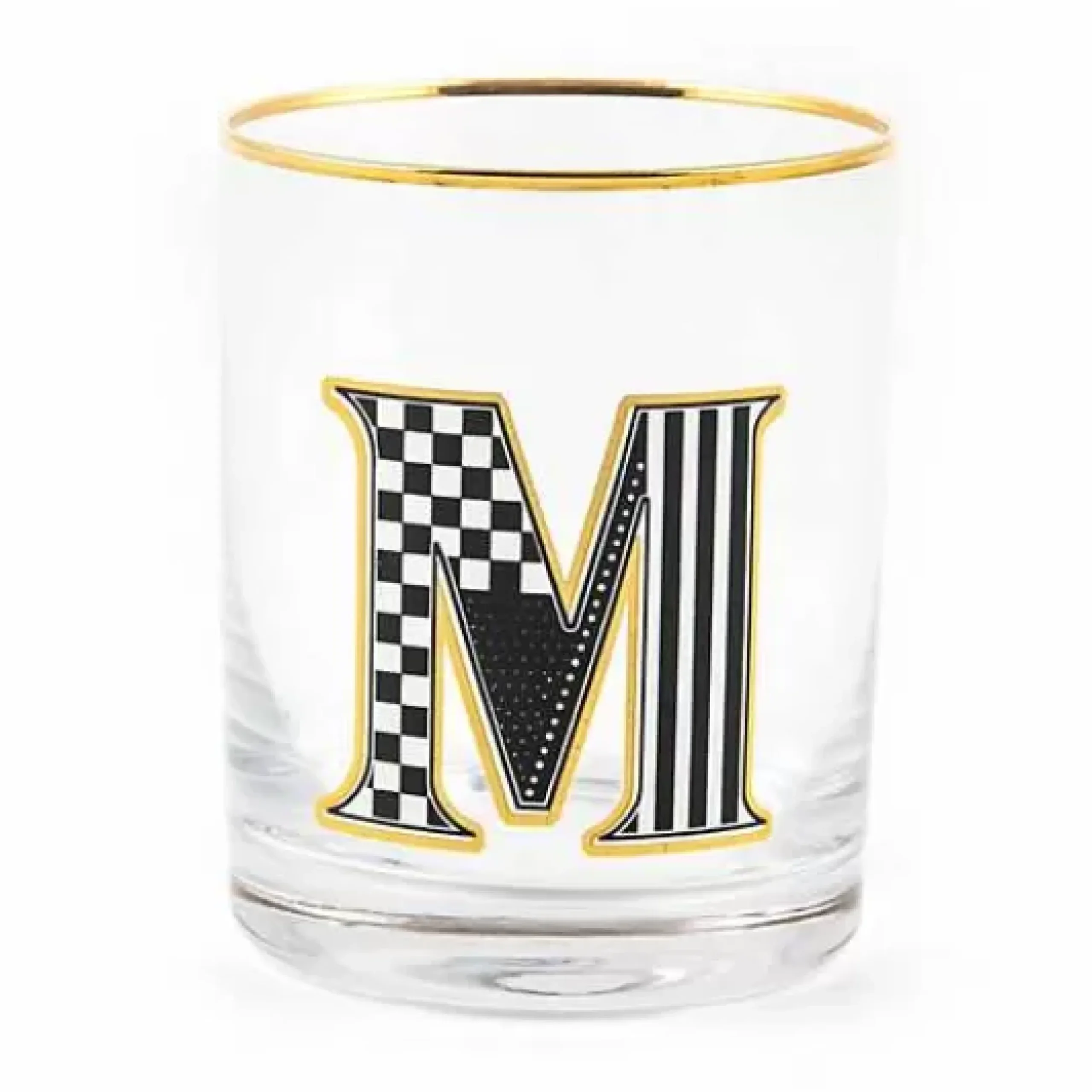MacKenzie-Childs Monogram Tumbler - M< Holiday|Drinkware