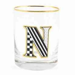 MacKenzie-Childs Monogram Tumbler - N< Holiday|Drinkware