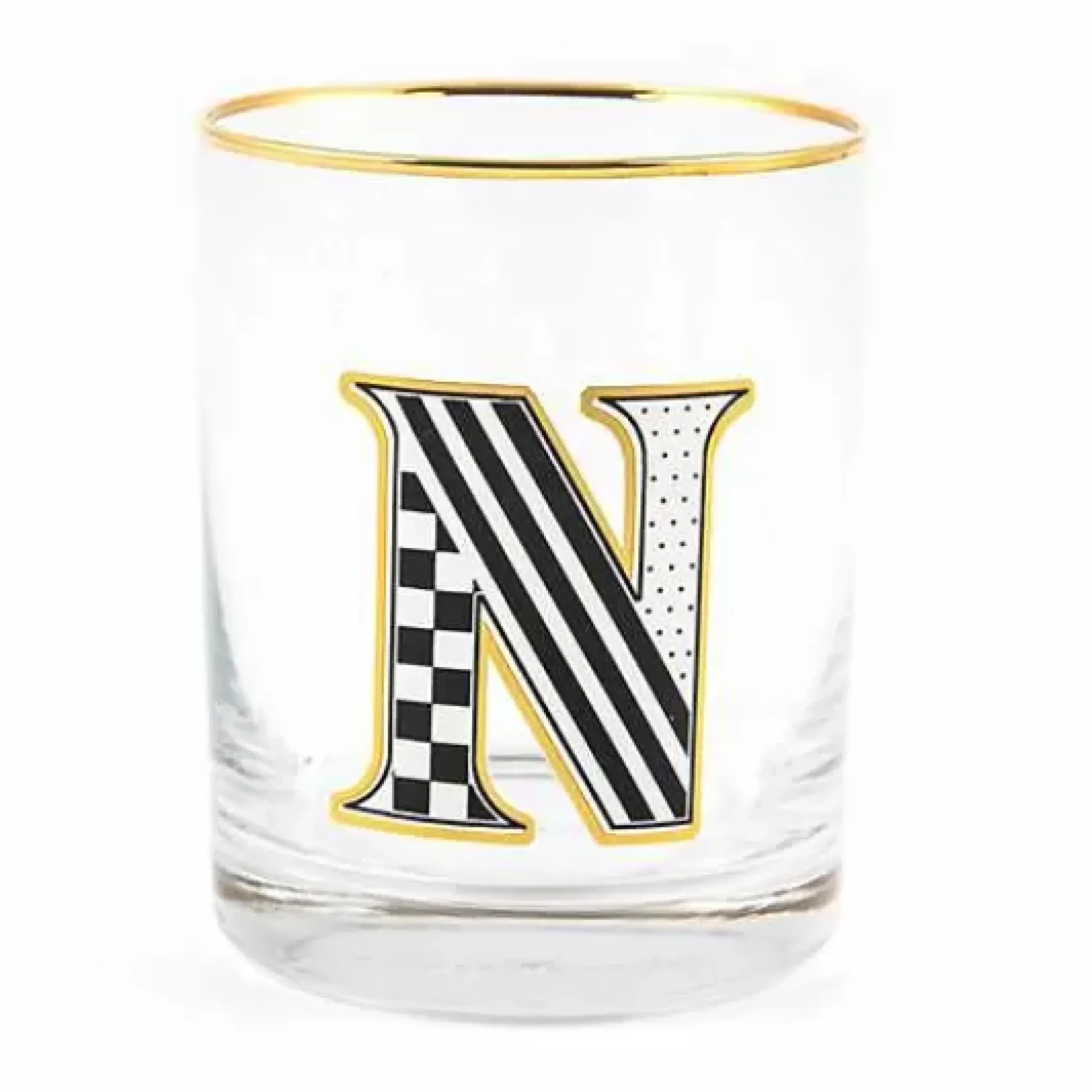 MacKenzie-Childs Monogram Tumbler - N< Holiday|Drinkware