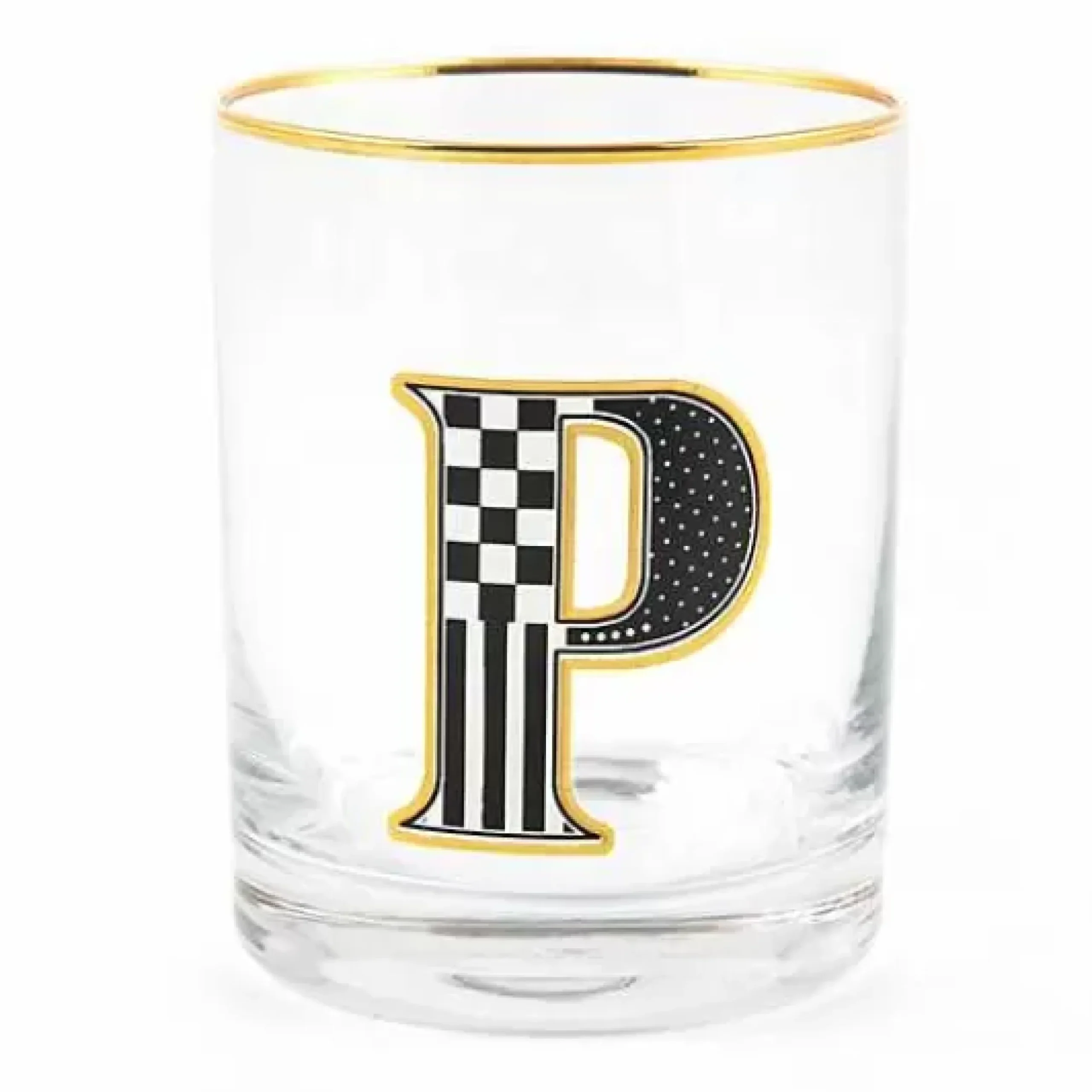 MacKenzie-Childs Monogram Tumbler - P< Holiday|Drinkware