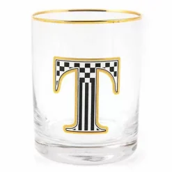 MacKenzie-Childs Monogram Tumbler - T< Holiday|Drinkware