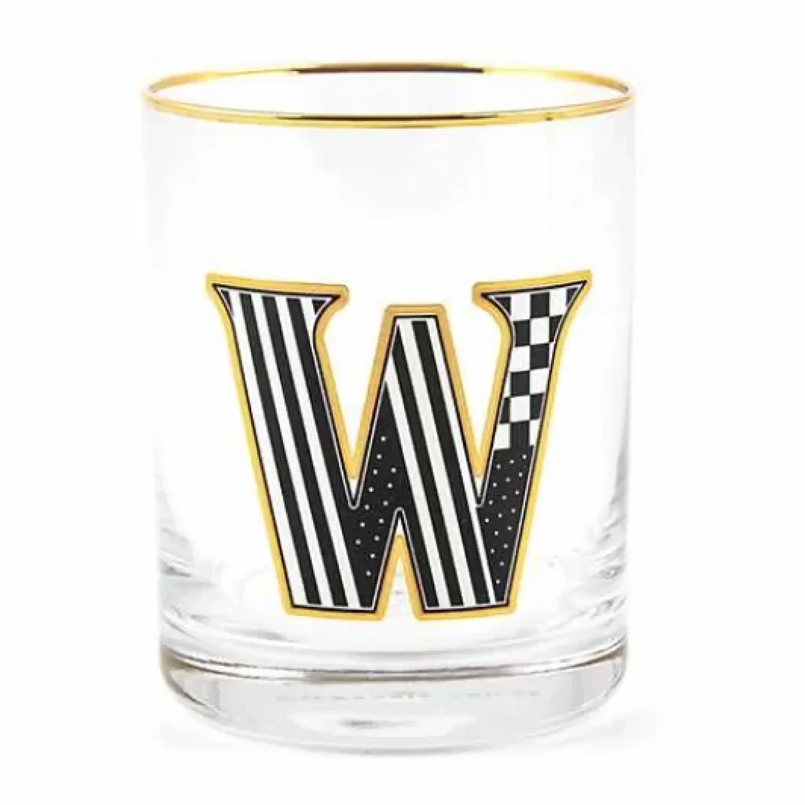 MacKenzie-Childs Monogram Tumbler - W< Holiday|Drinkware