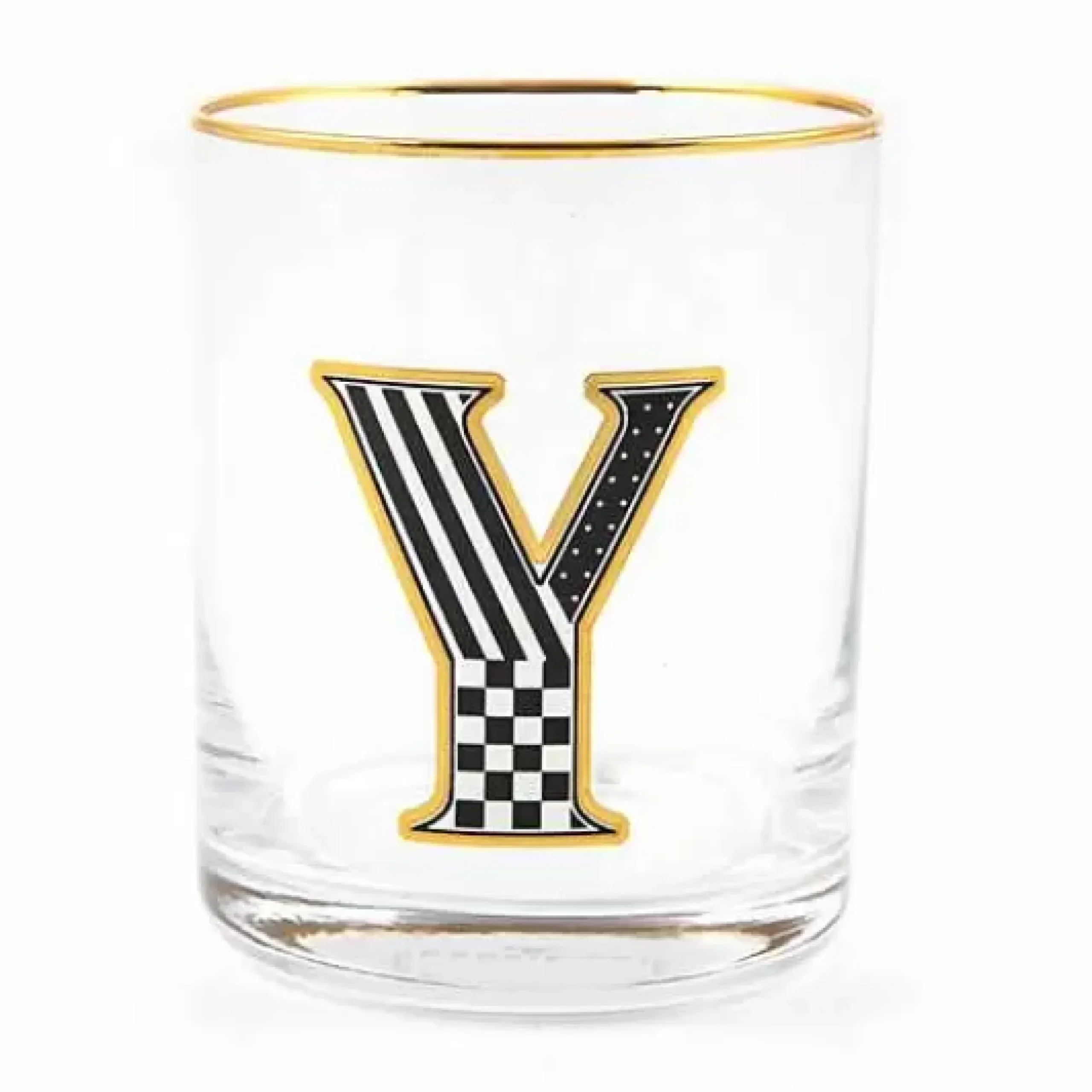 MacKenzie-Childs Monogram Tumbler - Y< Holiday|Drinkware