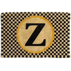 MacKenzie-Childs Monogrammed Z Entrance Mat< Outdoor|Rugs