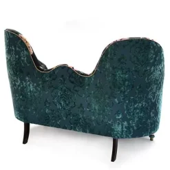 MacKenzie-Childs Moonlight Garden Tete-a-Tete Settee< Living Room