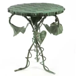 MacKenzie-Childs Morning Glory Accent Table< Outdoor
