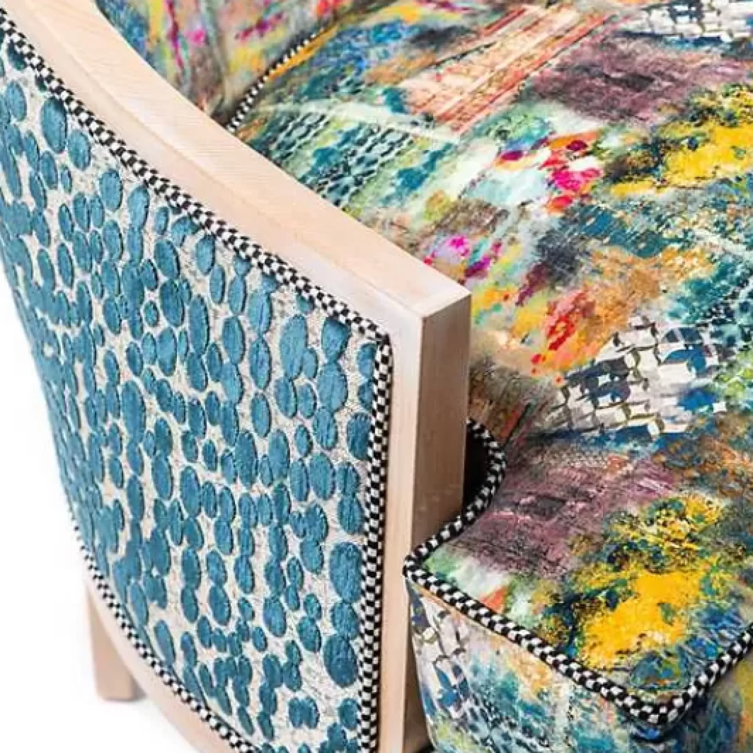 MacKenzie-Childs Mosaic Chair< Living Room