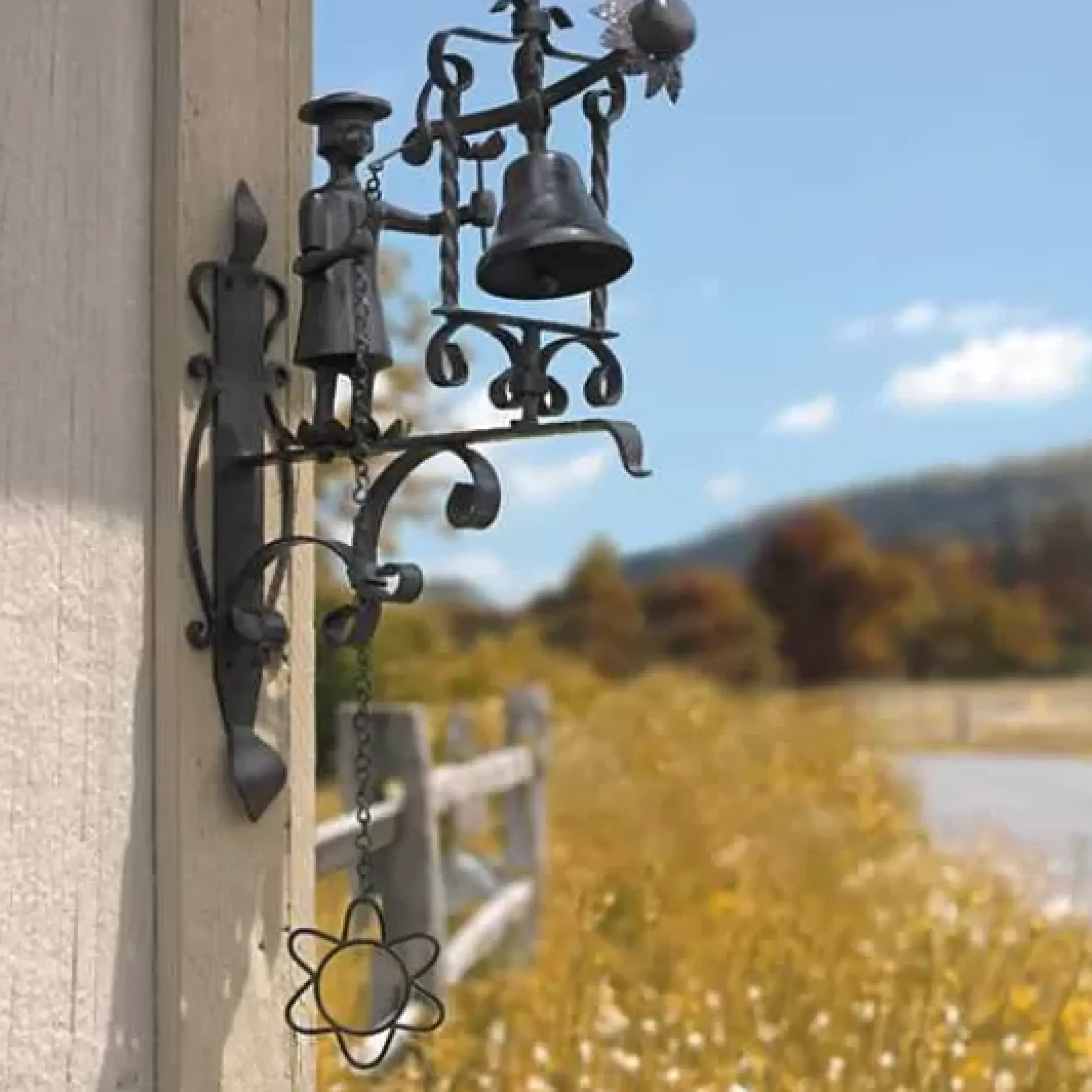 MacKenzie-Childs Mrs. Powers Dinner Door Bell< Spring|Outdoor